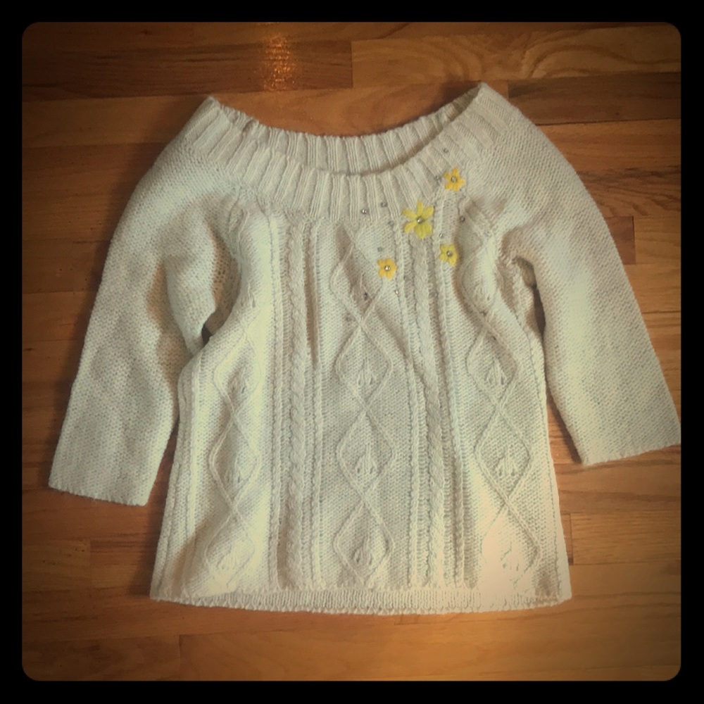 Free People scoop neck sweater
